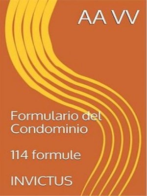cover image of Formulario del condominio